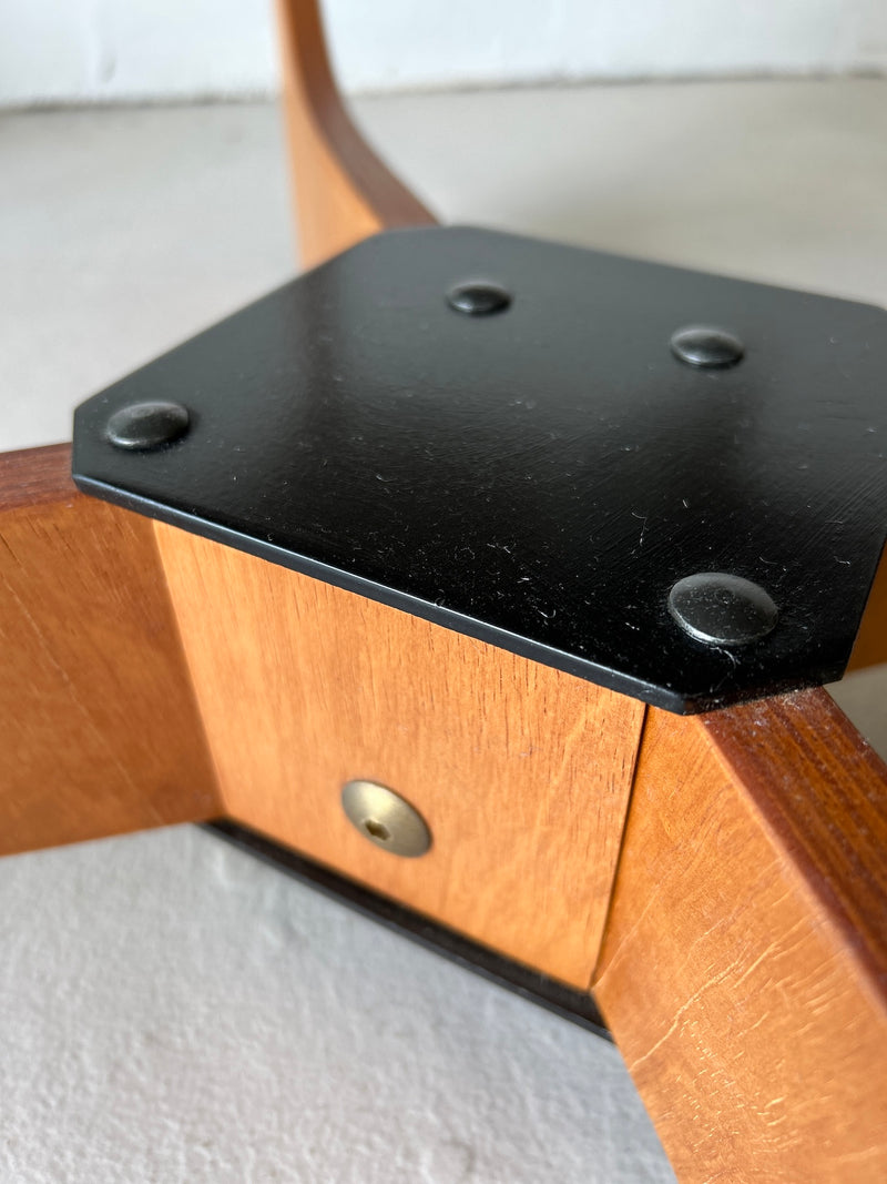 Vintage 'Luna' Leather Sling Lounge Chair