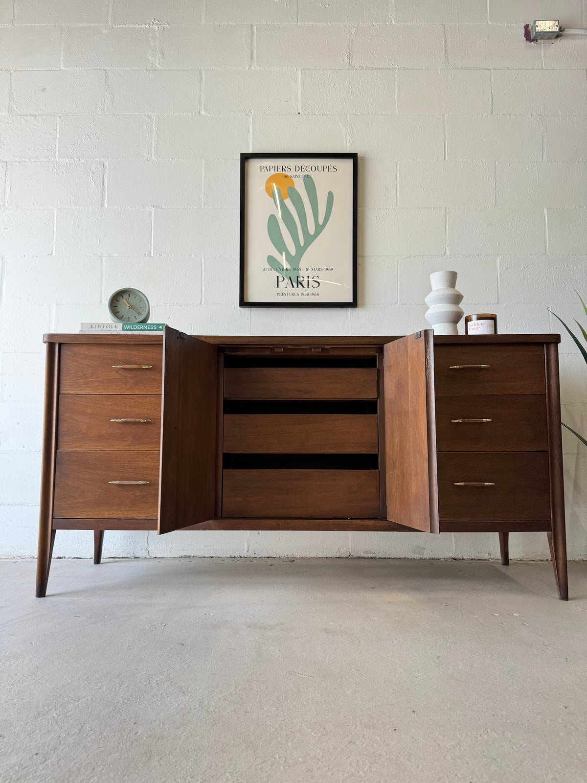 Mid century Broyhill 'Saga' Triple Dresser  Warehaus Orlando