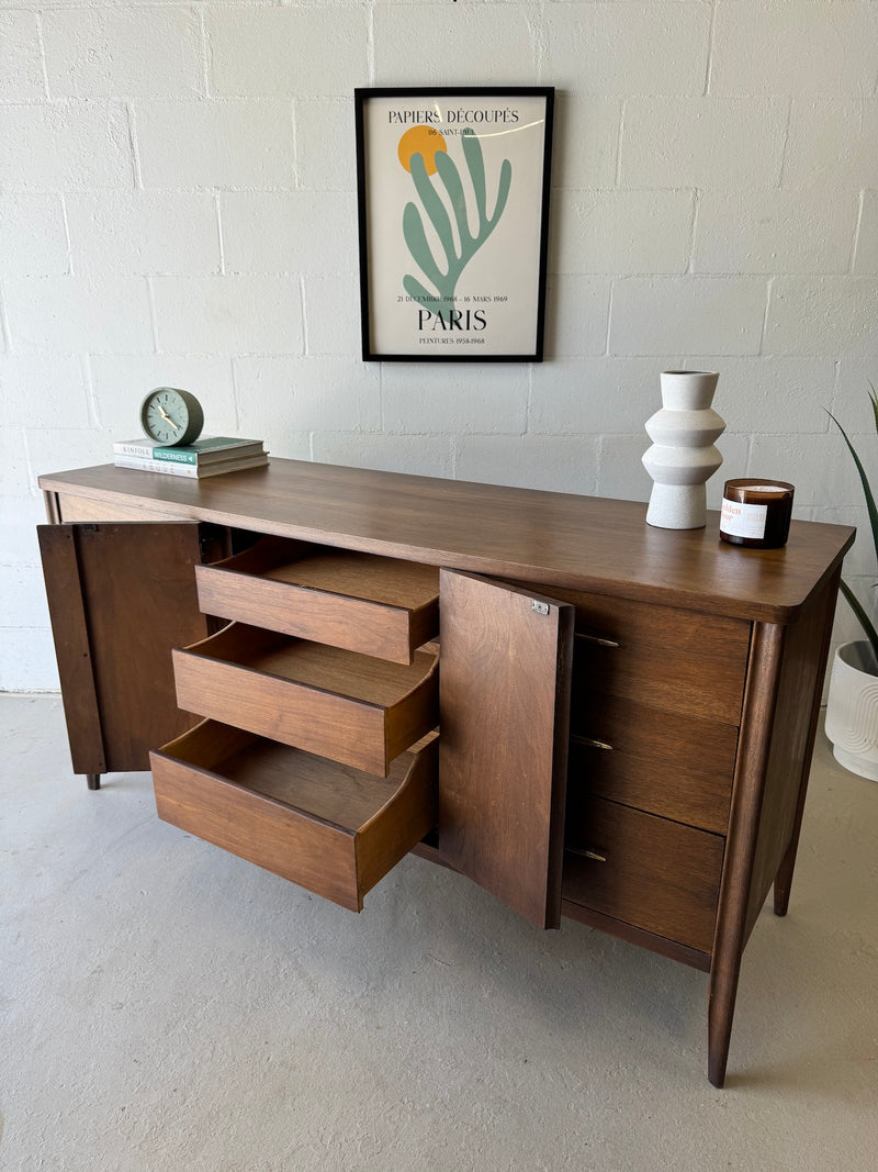 Mid century Broyhill 'Saga' Triple Dresser