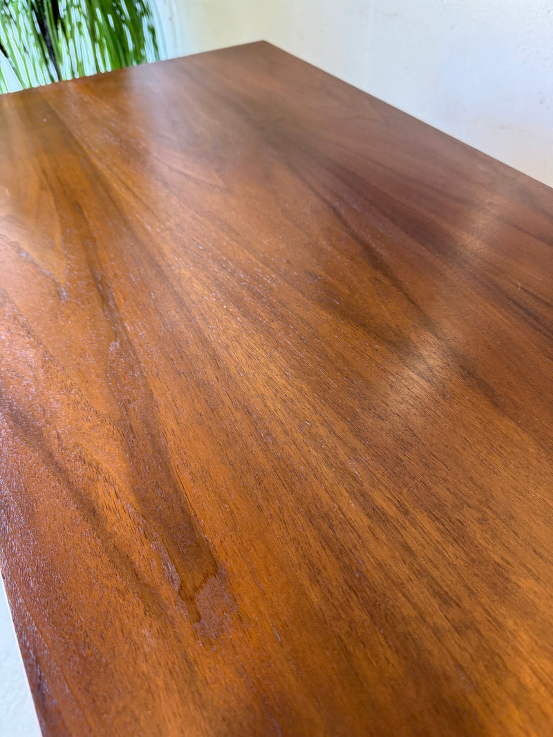 Mid Century Walnut Lowboy Dresser/Credenza