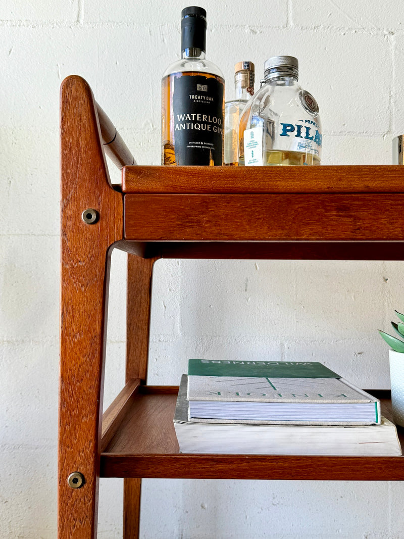 Danish Modern Teak Bar Cart