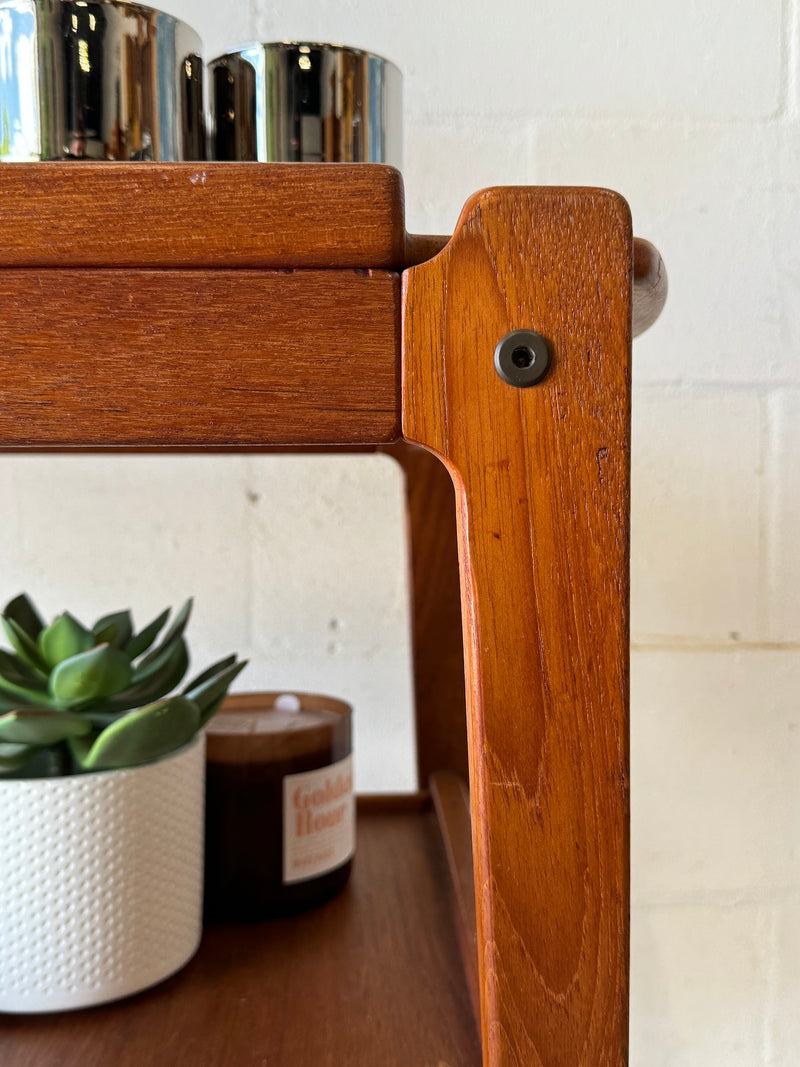 Danish Modern Teak Bar Cart