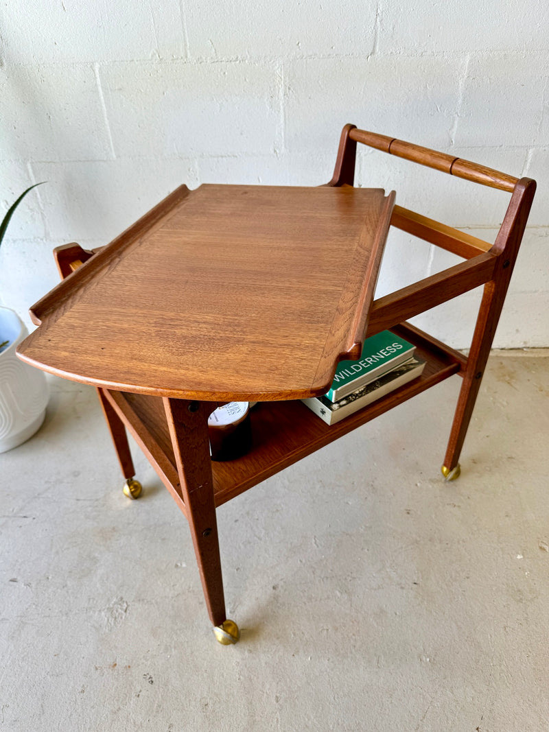 Danish Modern Teak Bar Cart