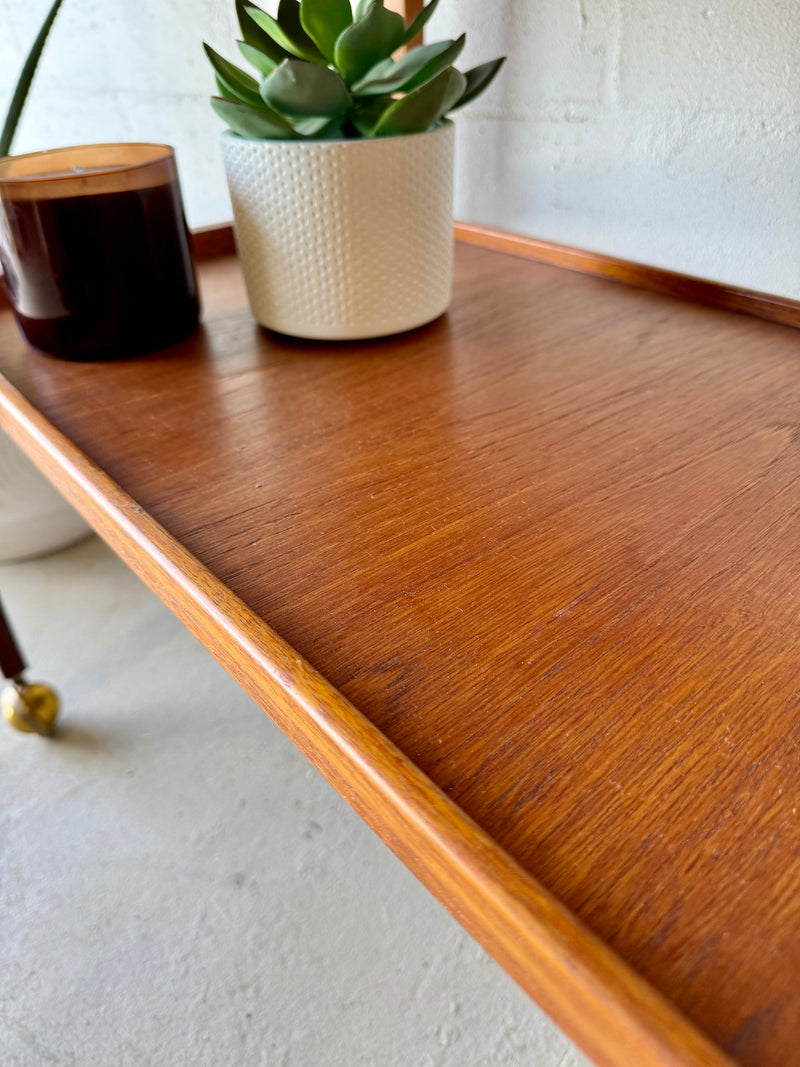 Danish Modern Teak Bar Cart