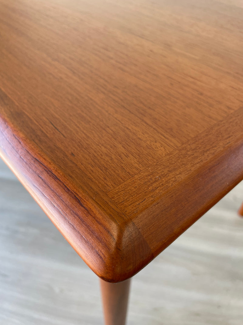 Danish modern teak extension dining table