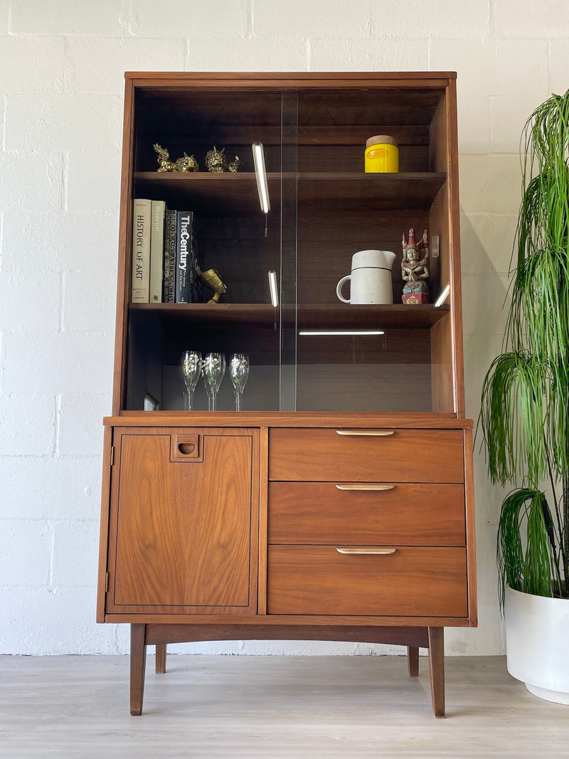 Mid century display hutch by Stanley Furniture