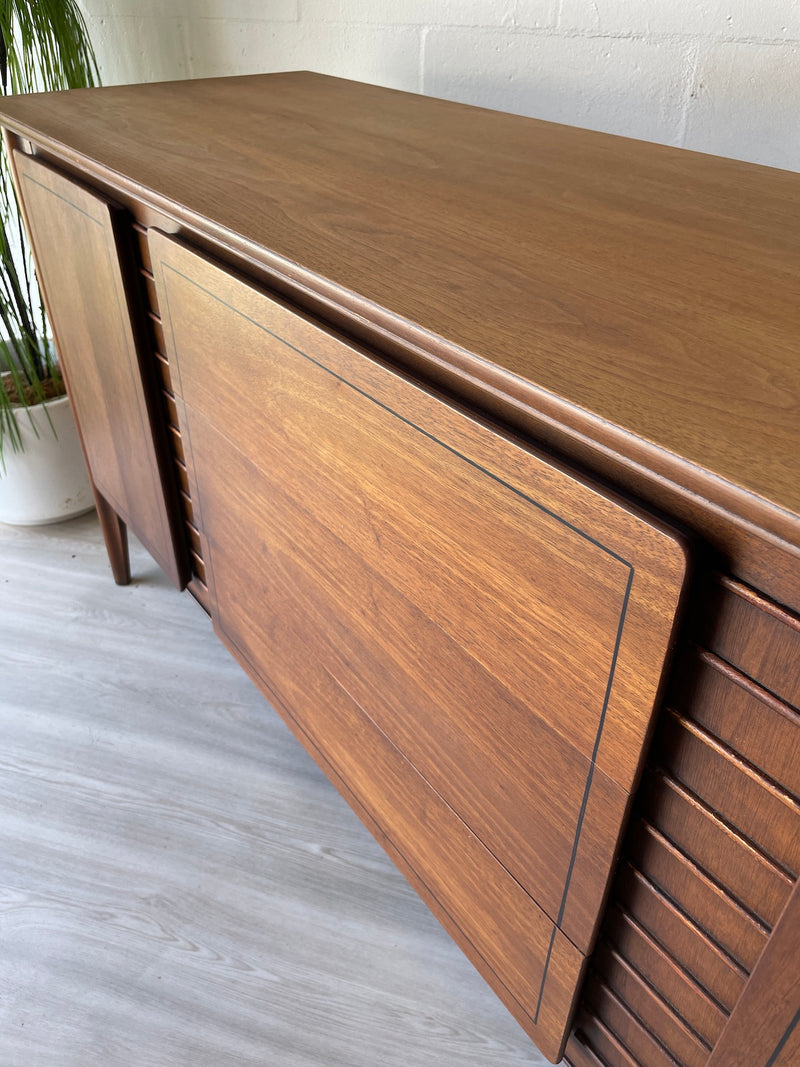 Mid century walnut sideboard credenza