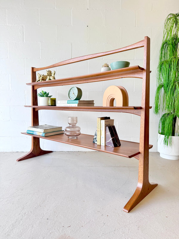 Drexel 'Profile' Pyramid Bookshelf by John Van Koert