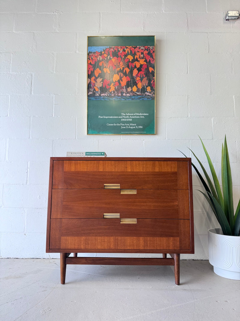 Mid-Century Walnut Chest of Drawers by American of Martinsville