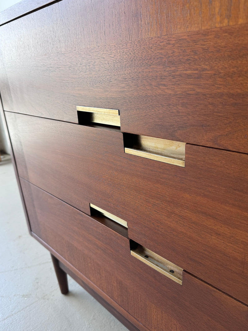 Mid-Century Walnut Chest of Drawers by American of Martinsville