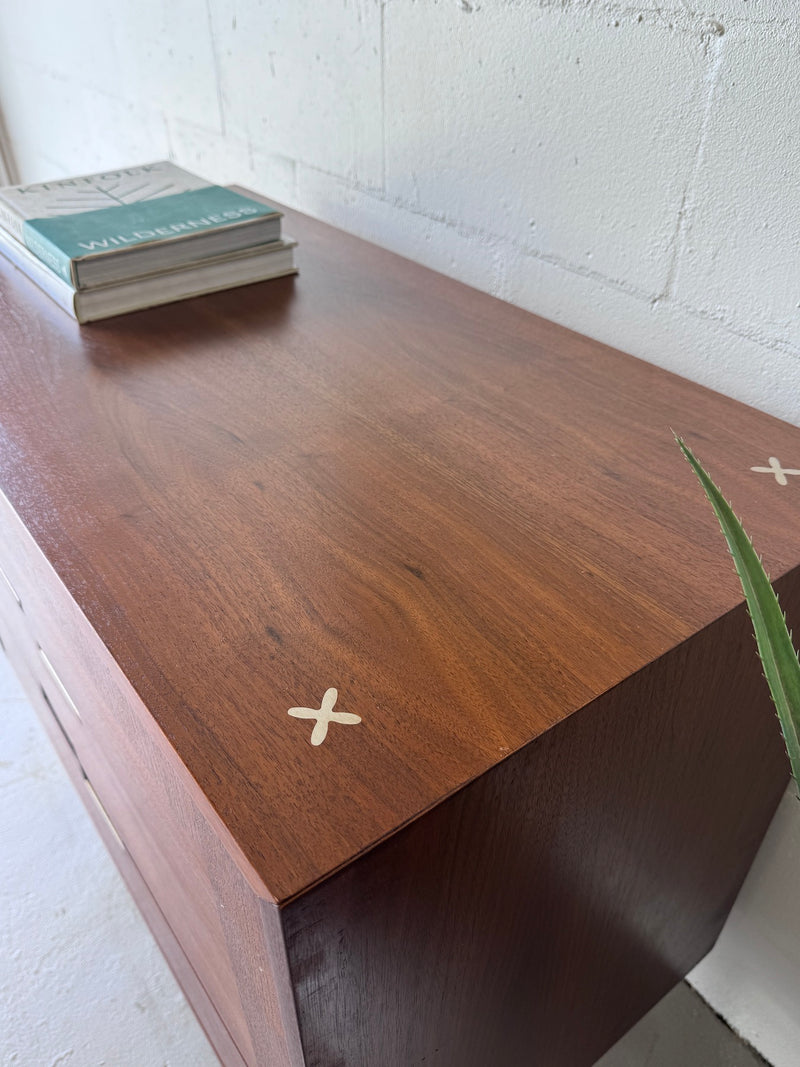 Mid-Century Walnut Chest of Drawers by American of Martinsville