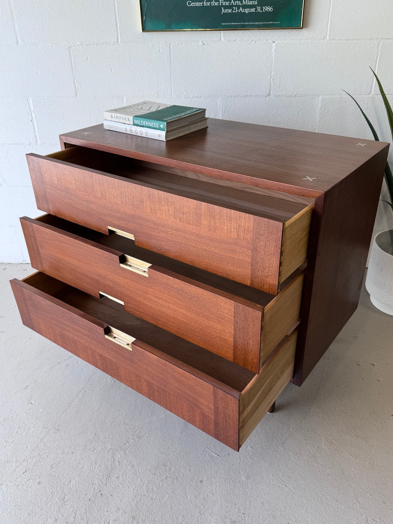 Mid-Century Walnut Chest of Drawers by American of Martinsville