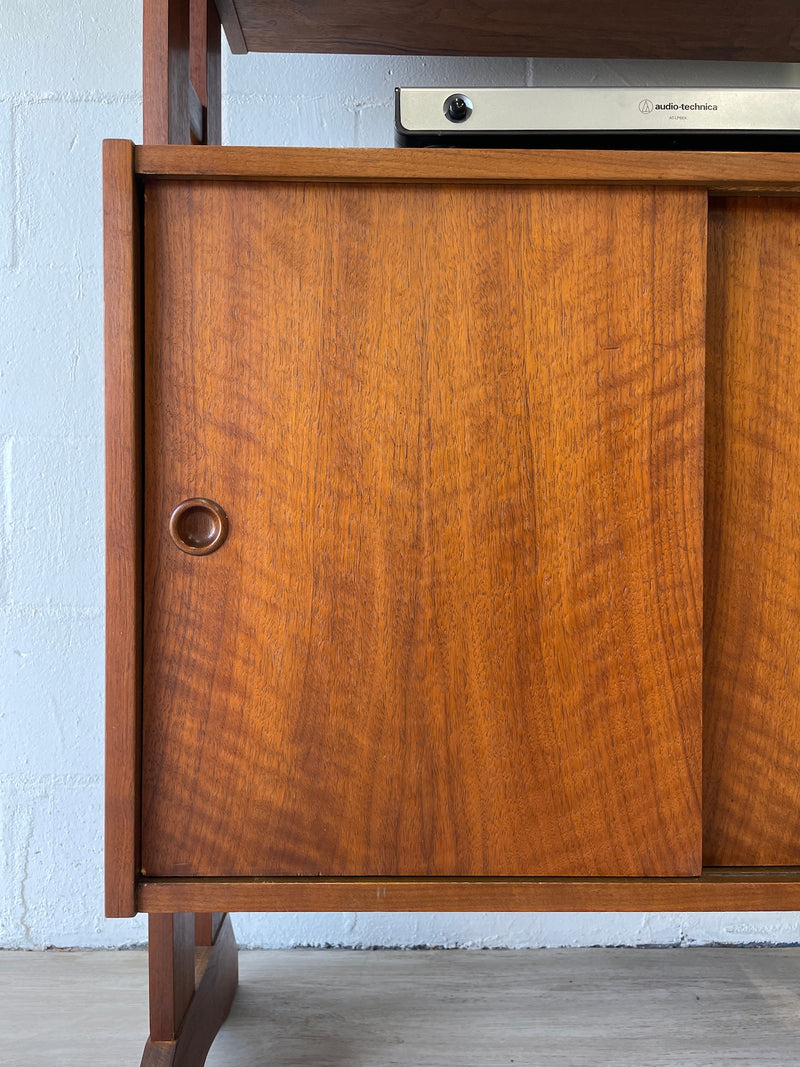 Mid century wall unit/media shelf