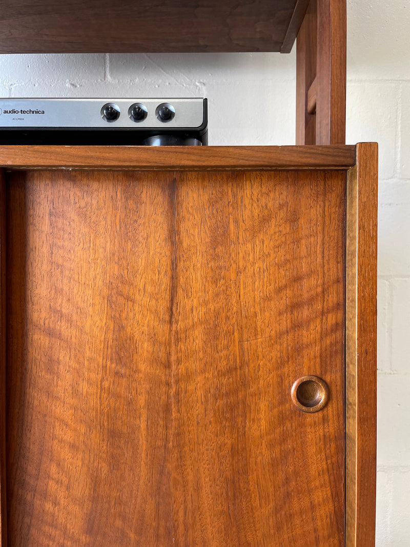 Mid century wall unit/media shelf