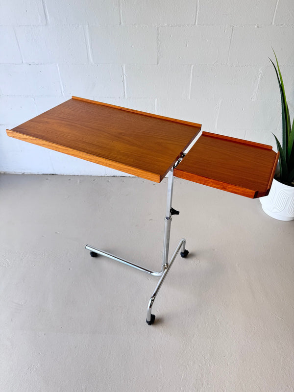 Danish Modern Teak Reading/Drafting Table by H.M.N.