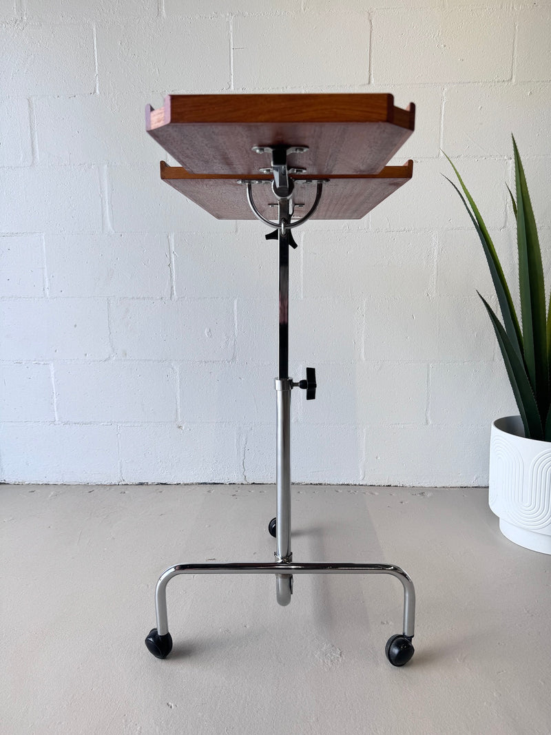 Danish Modern Teak Reading/Drafting Table by H.M.N.