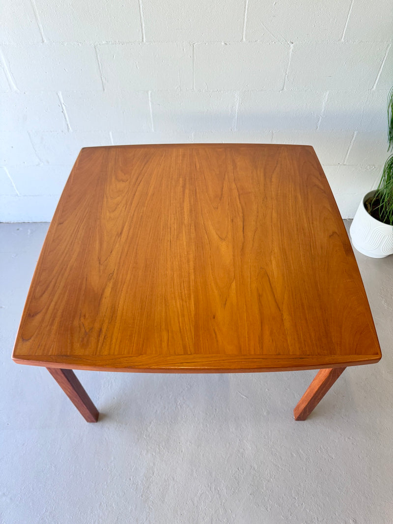 Danish Modern Teak Draw Leaf Dining Table