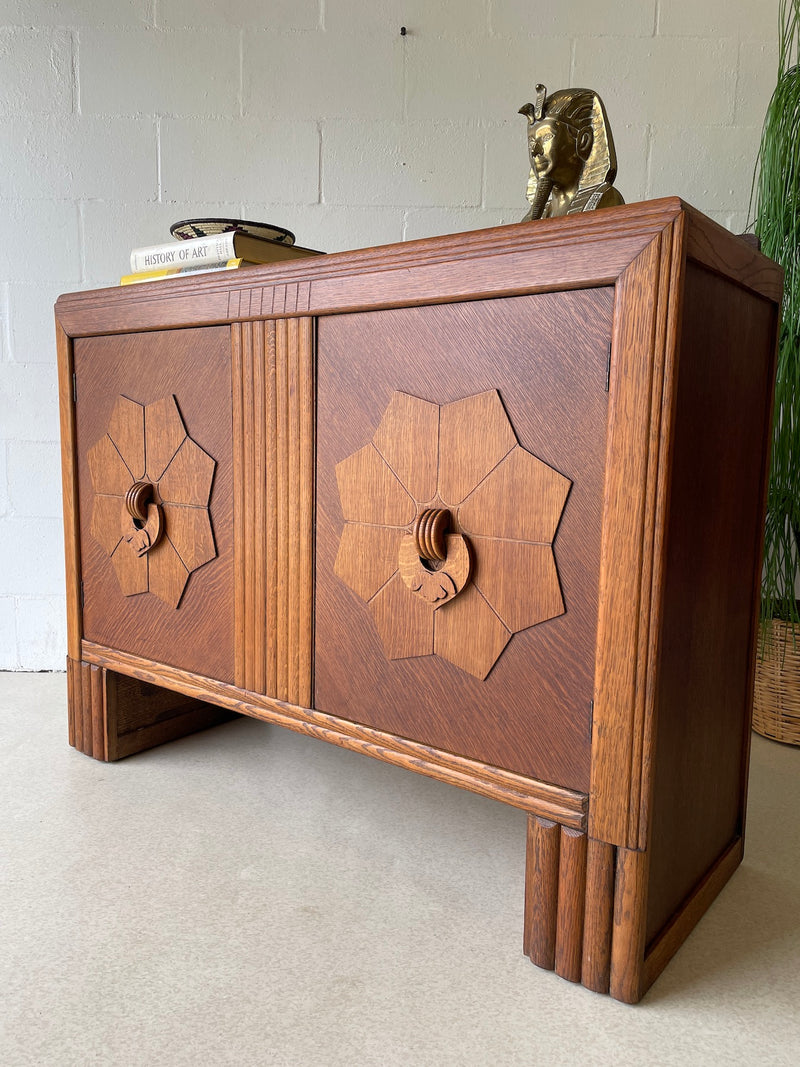 Vintage Art Deco Starburst Buffet