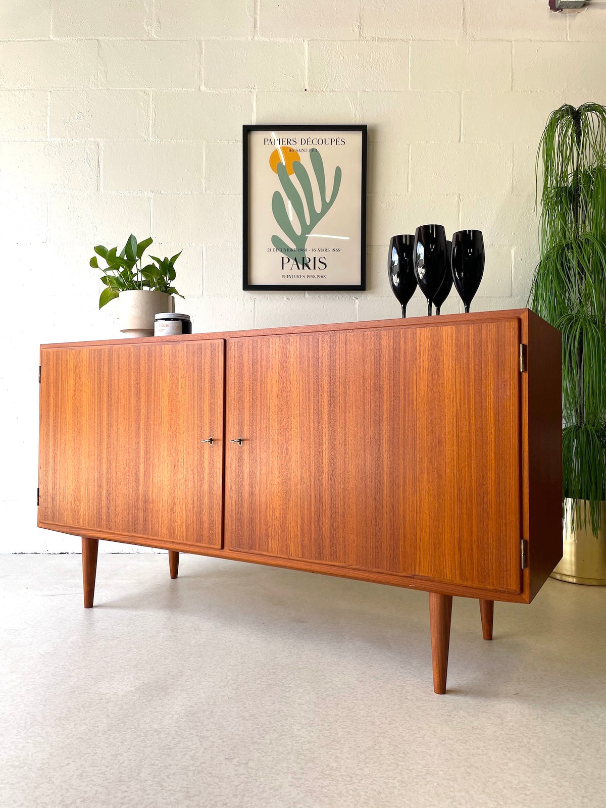 Danish Modern Teak Credenza by Poul Hundevad – Warehaus Orlando