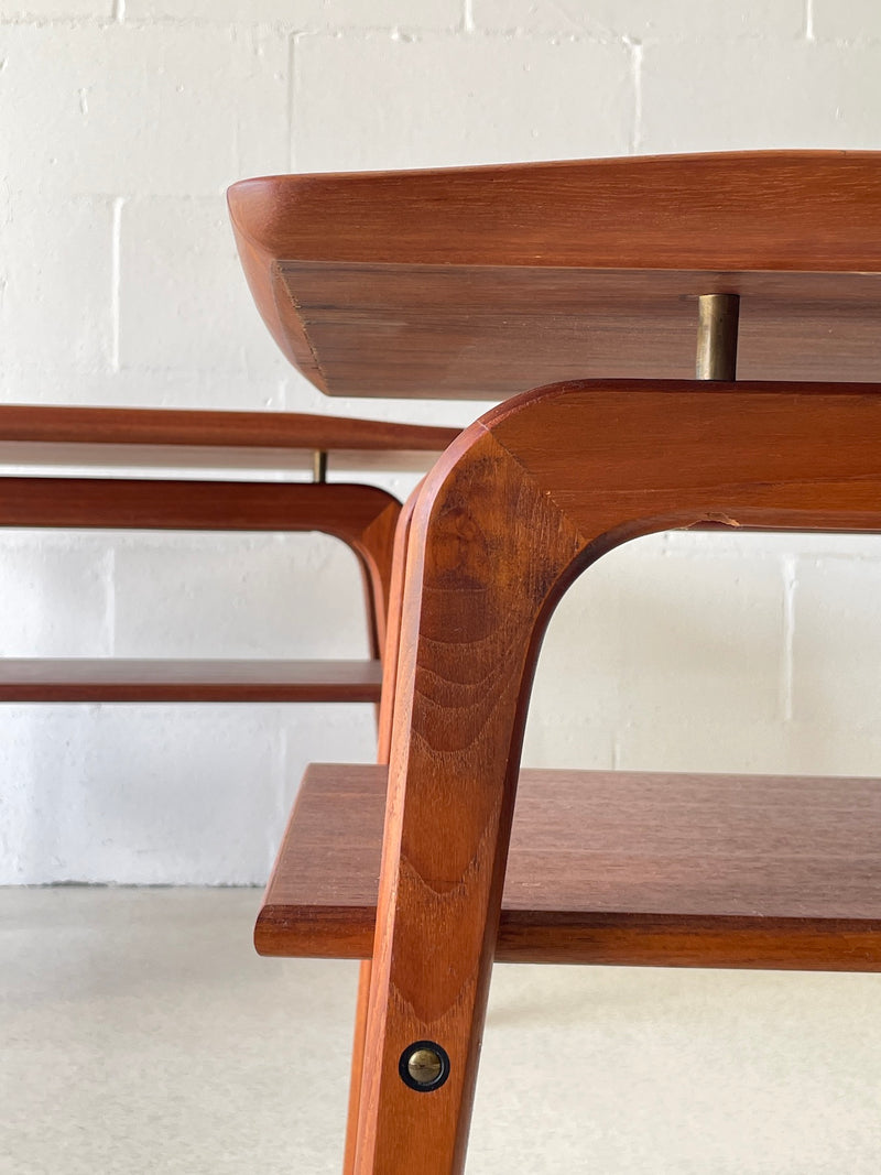 Danish Modern Teak Side Tables by Arne Hovmand Olsen