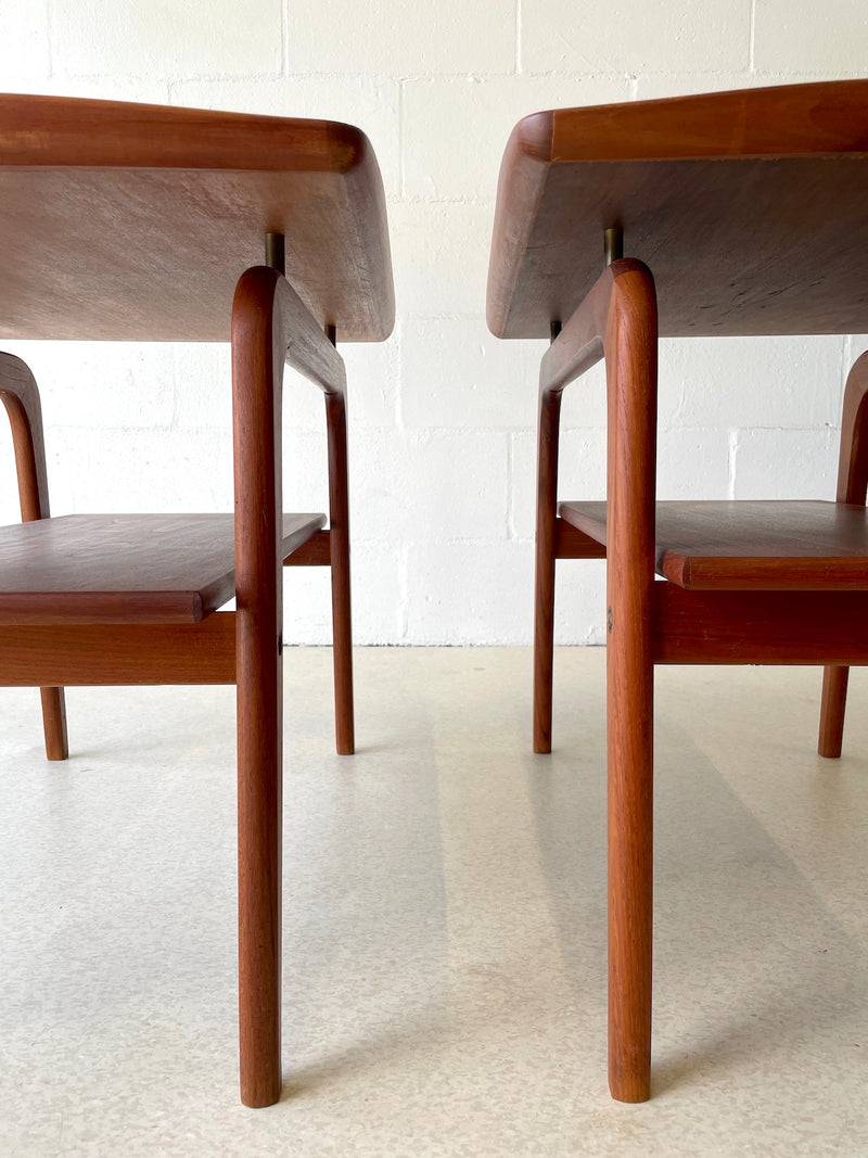 Danish Modern Teak Side Tables by Arne Hovmand Olsen