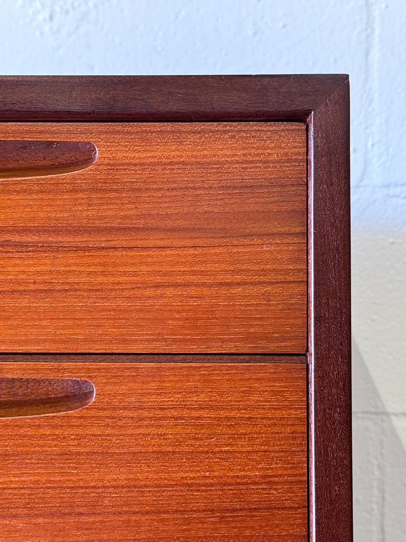 Danish Modern Teak Chest of Drawers by lb Kofod Larsen