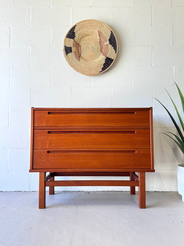 Danish Modern Teak Vanity by Nils Jonsson