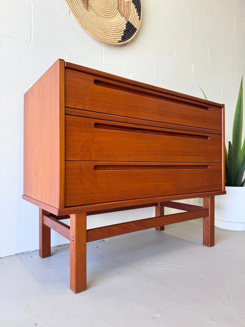 Danish Modern Teak Vanity by Nils Jonsson