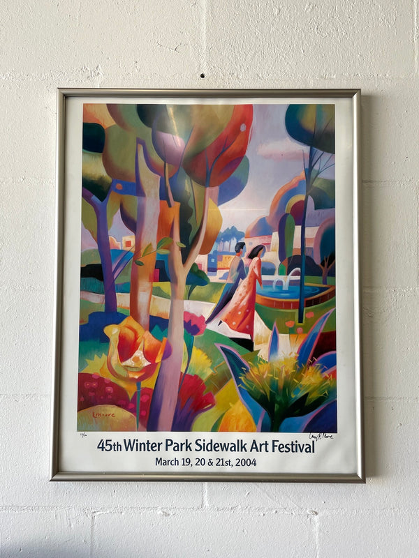 Vintage Winter Park Art Festival Framed Print