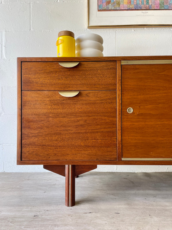 Mid-Century Walnut Media Console/Credenza