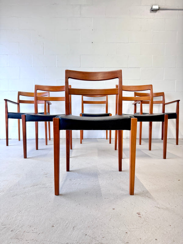 Mid Century Teak Dining Chairs by Nils Jonsson - Set of 6