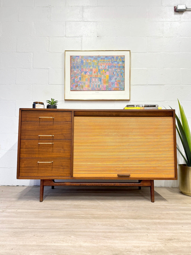 Mid Century Walnut Credenza by Jens Risom