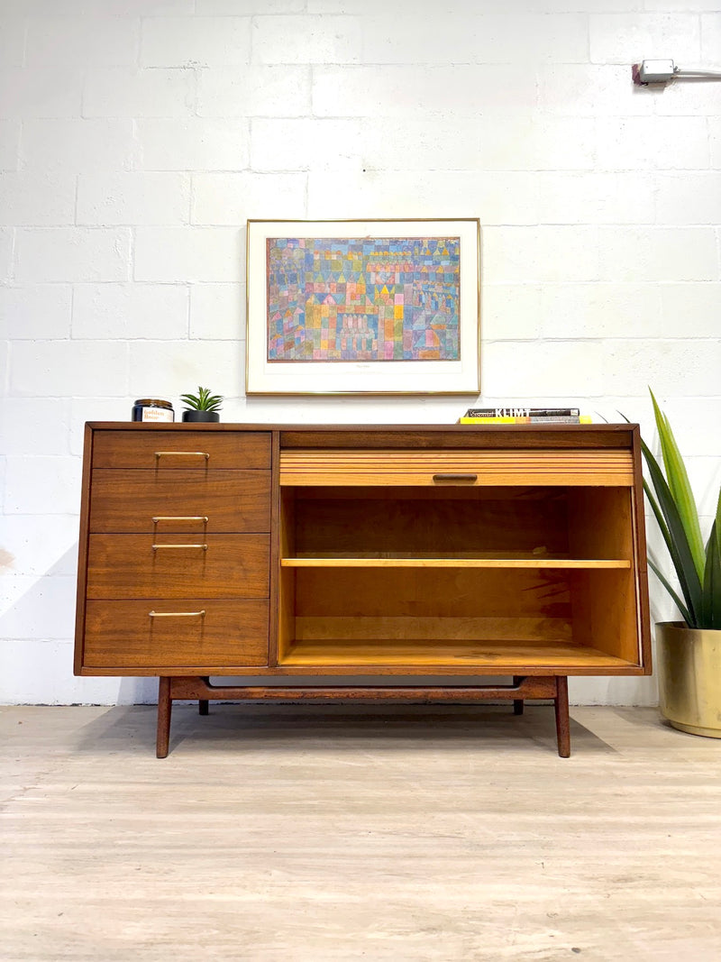 Mid Century Walnut Credenza by Jens Risom