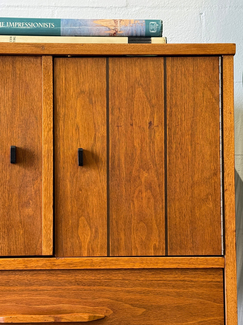 Mid Century 1960s Walnut Sideboard/Storage Cabinet