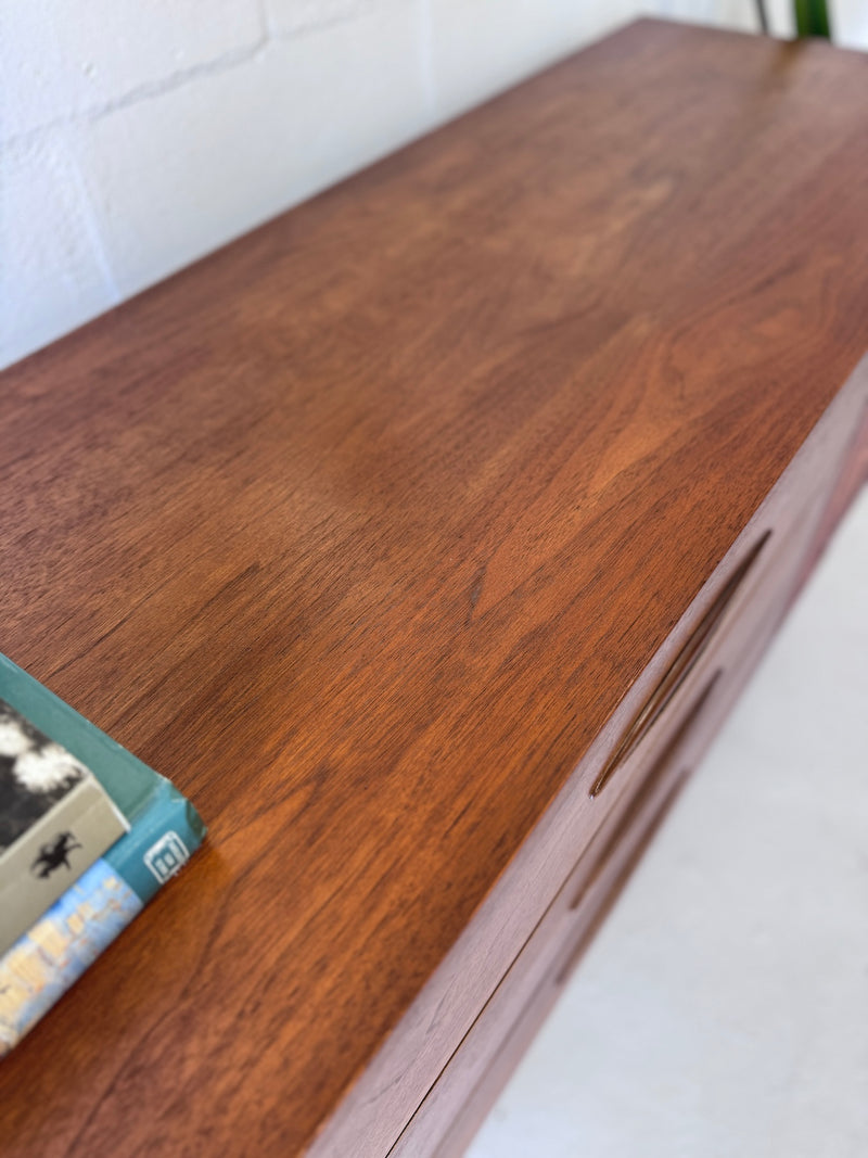 Mid Century Broyhill 'Sculptra' Walnut Credenza