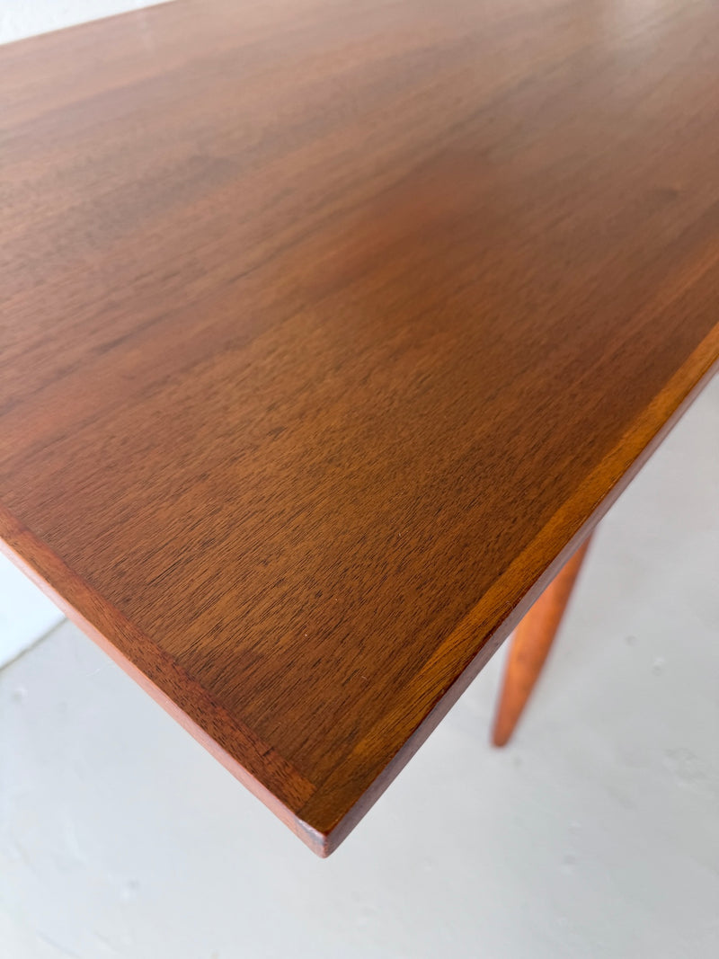 Danish Modern Teak Drop Leaf Desk by Gunnar Nielsen