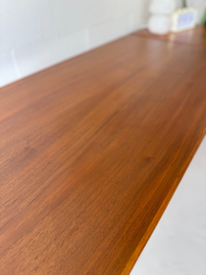 Danish Modern Teak Drop Leaf Desk by Gunnar Nielsen