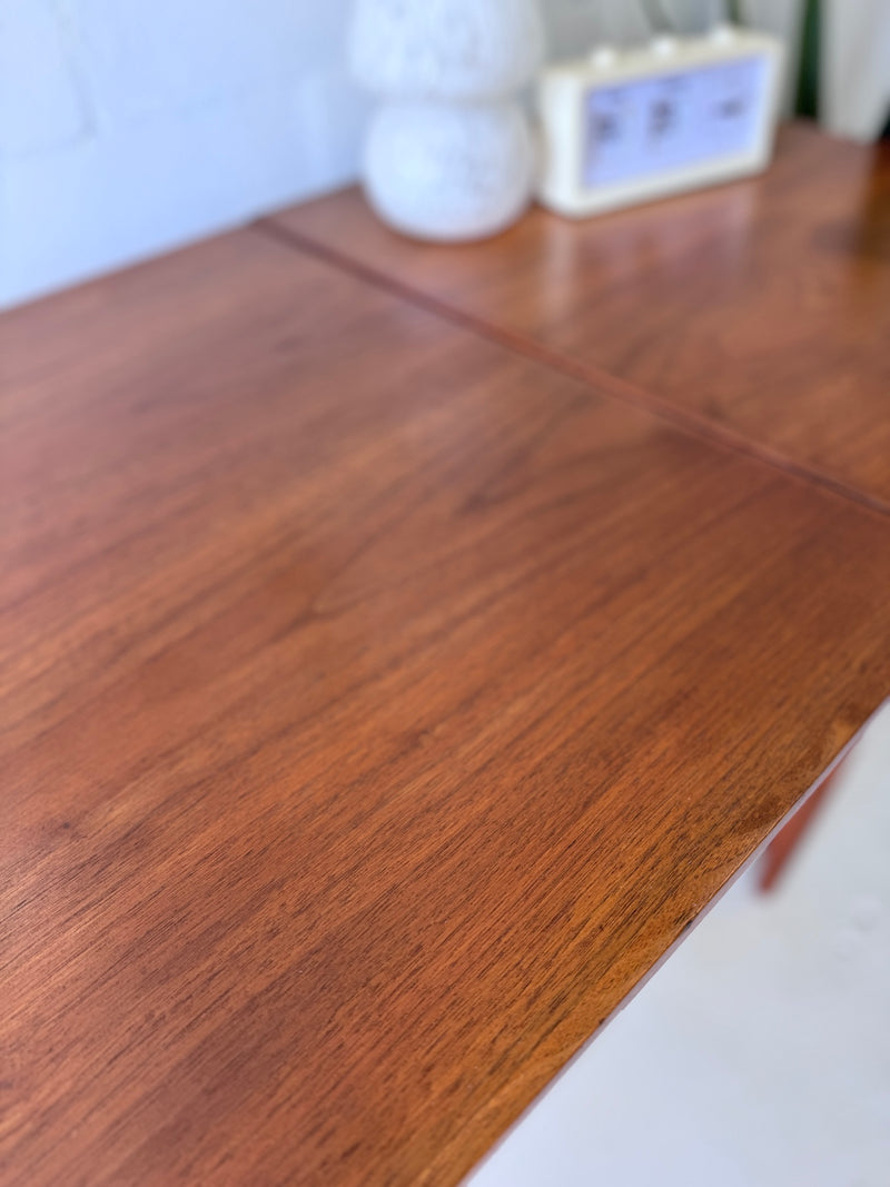 Danish Modern Teak Drop Leaf Desk by Gunnar Nielsen