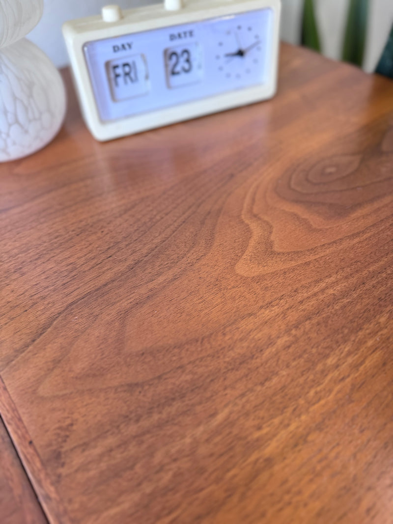 Danish Modern Teak Drop Leaf Desk by Gunnar Nielsen