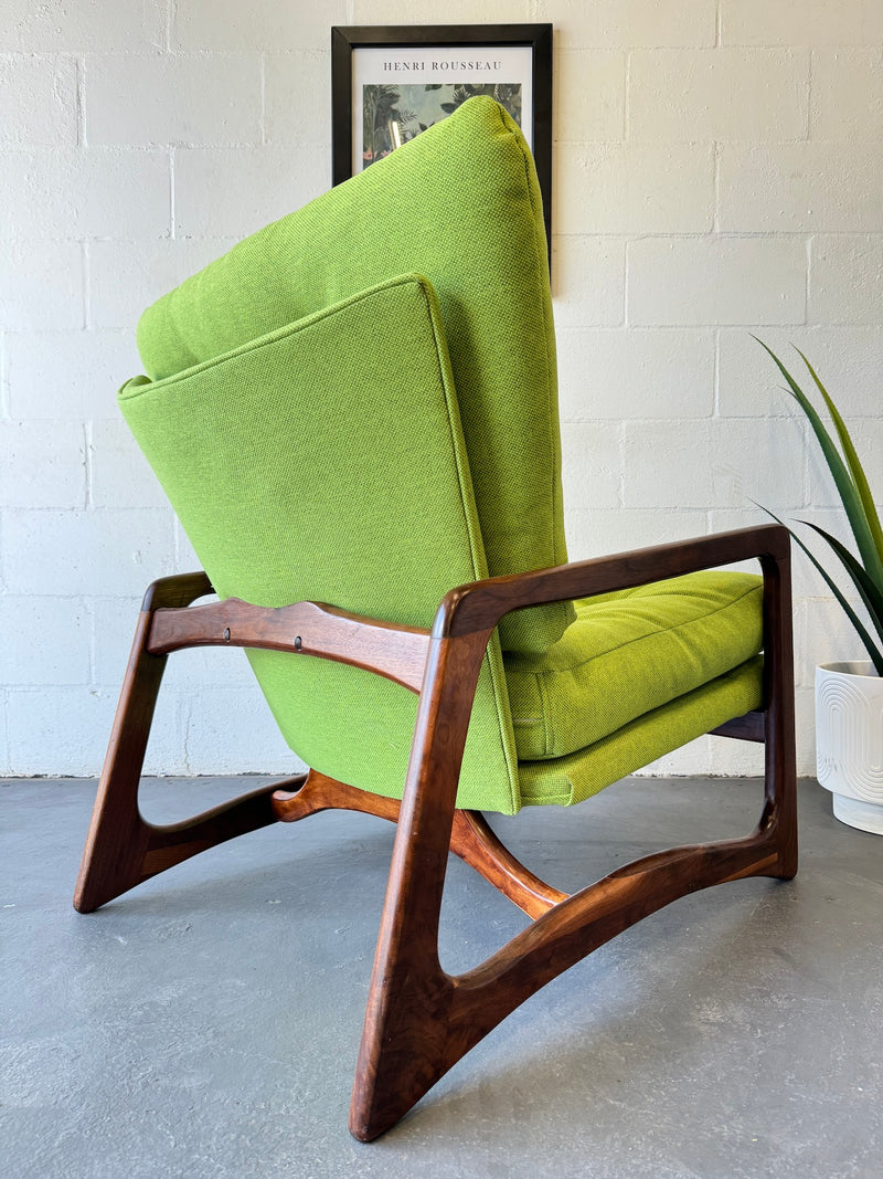 Adrian Pearsall Sculpted Wood Frame Lounge Chair
