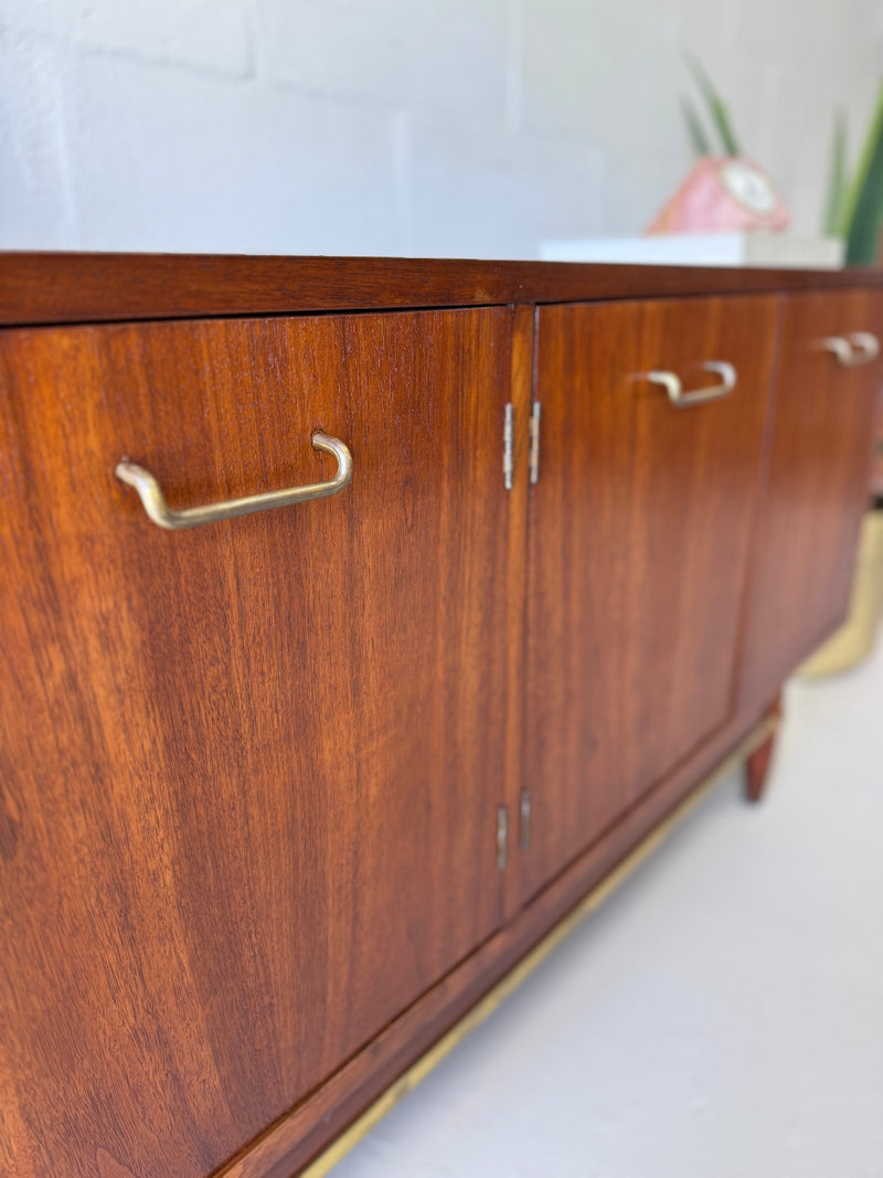 Mid Century Walnut Credenza by American of Martinsville