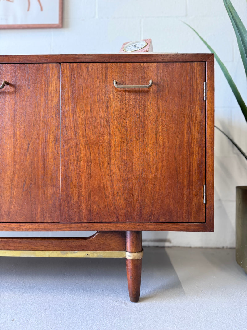 Mid Century Walnut Credenza by American of Martinsville