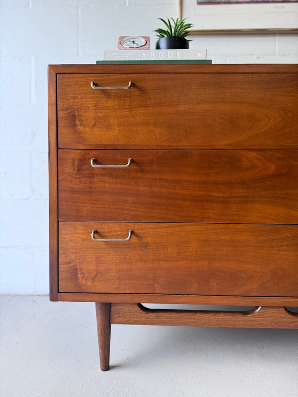Mid-Century Walnut Dresser/Credenza by American of Martinsville