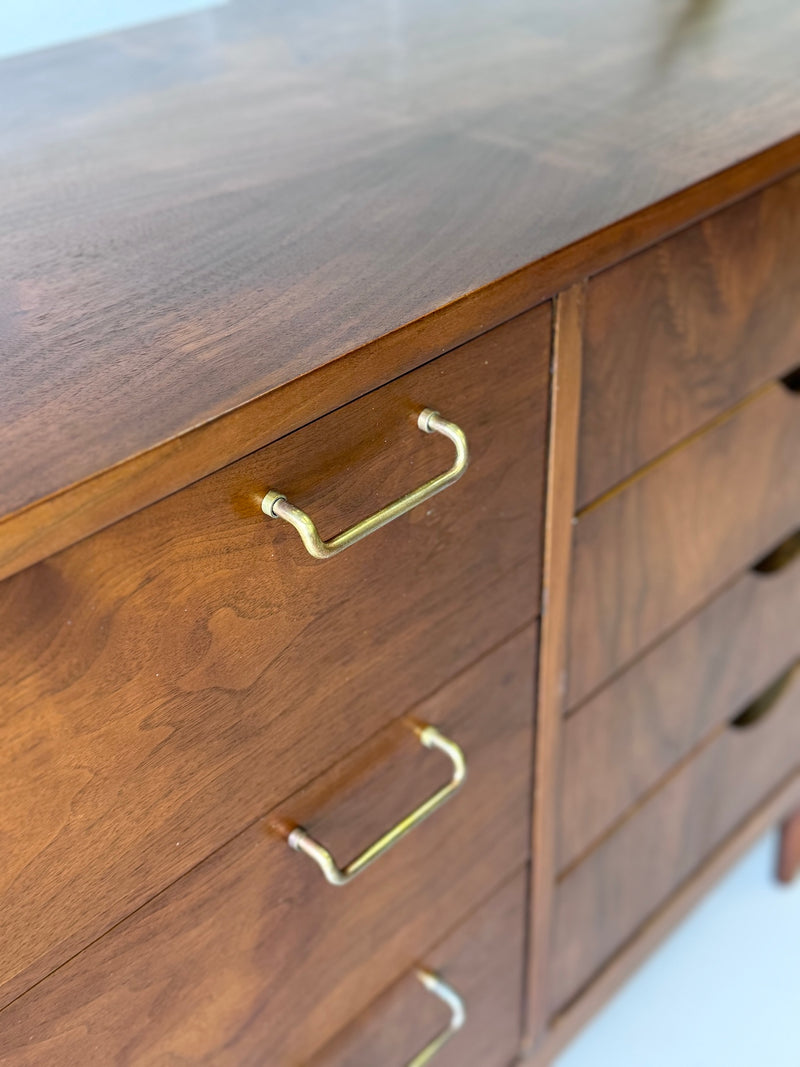 Mid-Century Walnut Dresser/Credenza by American of Martinsville