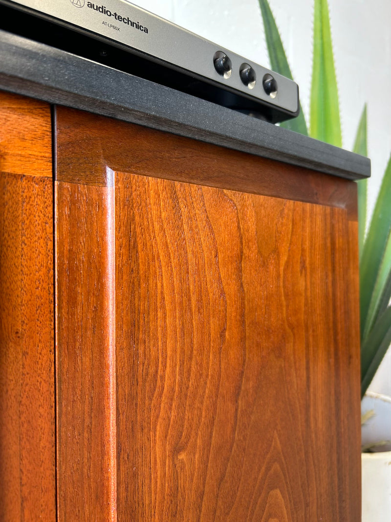 Mid century walnut credenza by Founders