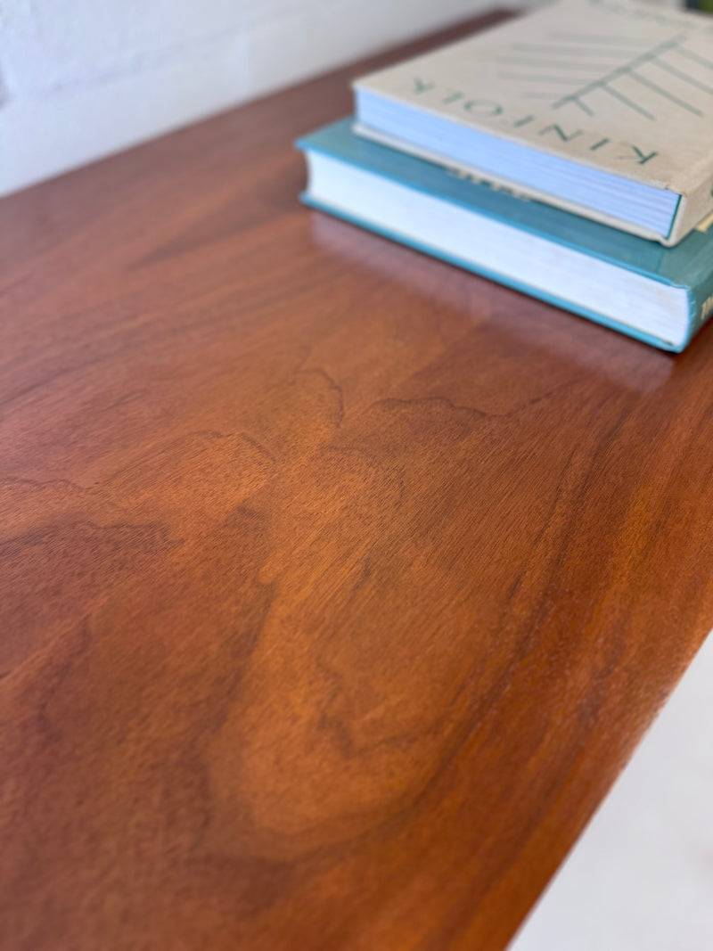 Mid-Century Walnut Triple Dresser by Hooker