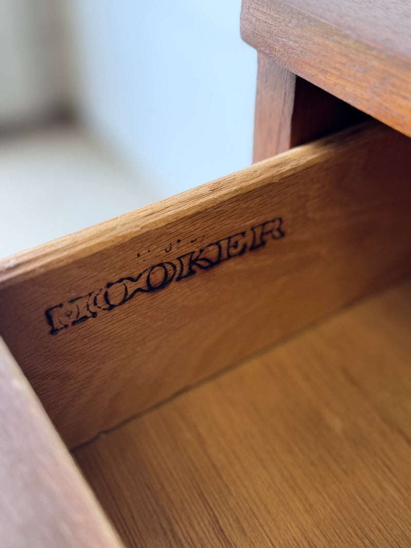 Mid-Century Walnut Triple Dresser by Hooker
