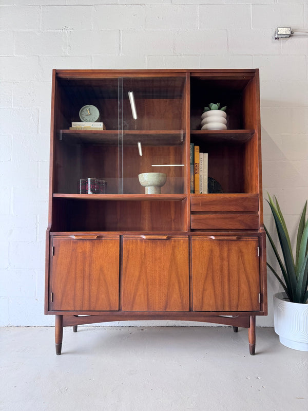 Mid Century Walnut Storage Shelf/Wall Unit