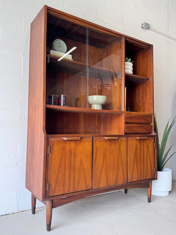 Mid Century Walnut Storage Shelf/Wall Unit