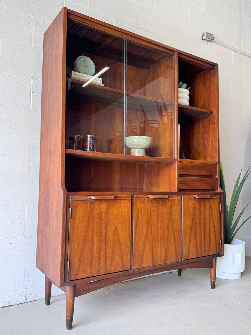 Mid Century Walnut Storage Shelf/Wall Unit